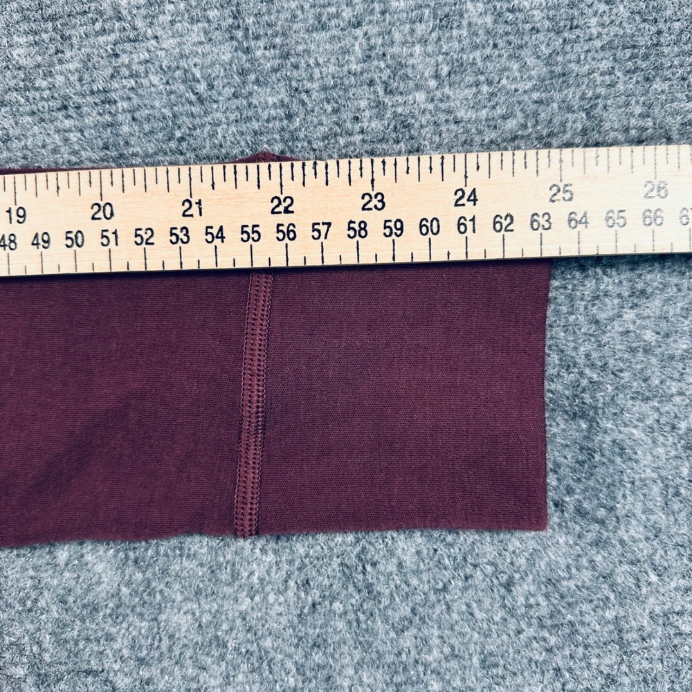 Woolx Hannah Women's L Deep Plum 100% Merino Wool Base Layer Long Sleeve Top - Picture 7 of 8